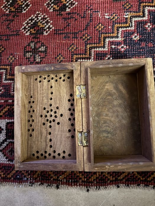 Caixa vintage de madeira