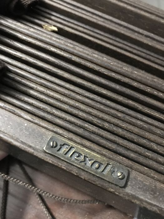 6 cortinas venezianas em madeira  5cm  2,7x1m