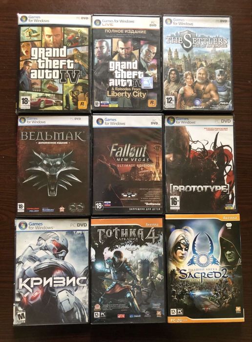 Диски для ПК: Resident Evil, Evil Dead Regeneration, Postal Dead Space, Need for Speed Most Wanted, Scarface Принц Персии Stalker Петька Предтечи