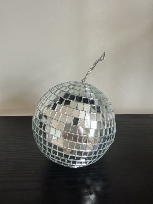 Szklana lustrzana kula dyskotekowa disco ozdoba dekoracja dj