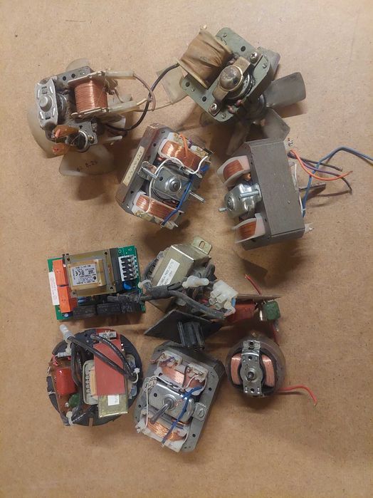 Zestaw silników, wentylatory i transformatory Tanio!!!