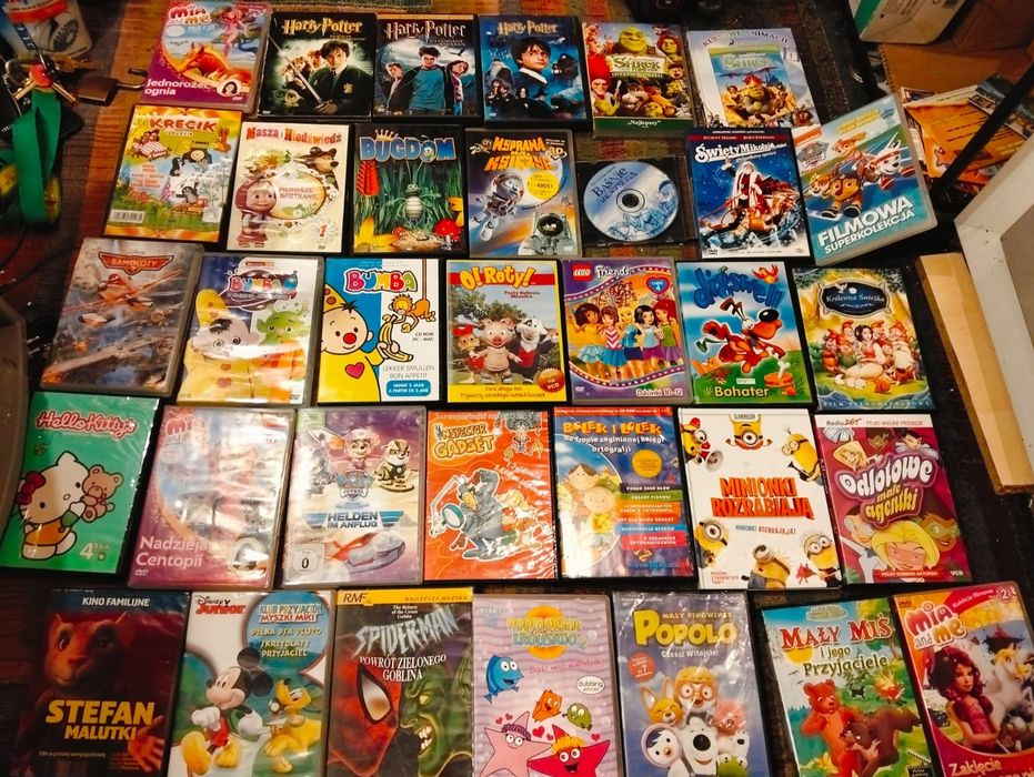 150 płyt DVD filmy i bajki