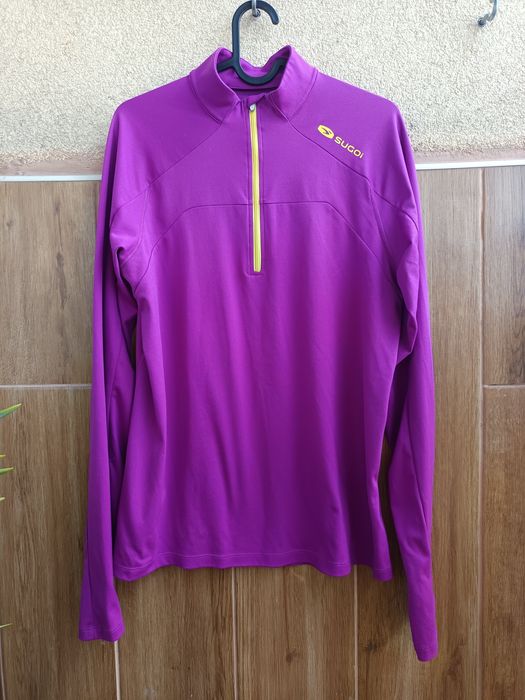 Bluza Kolarska Rowerowa Sugoi Half Zip Fuksja size L
