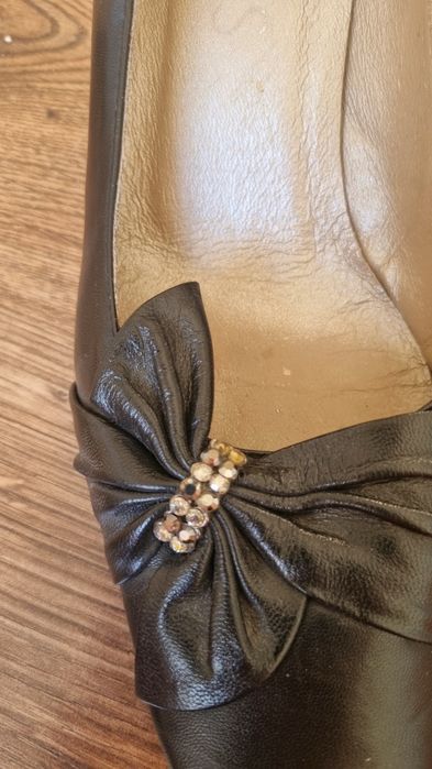 Buty na małym obcasie