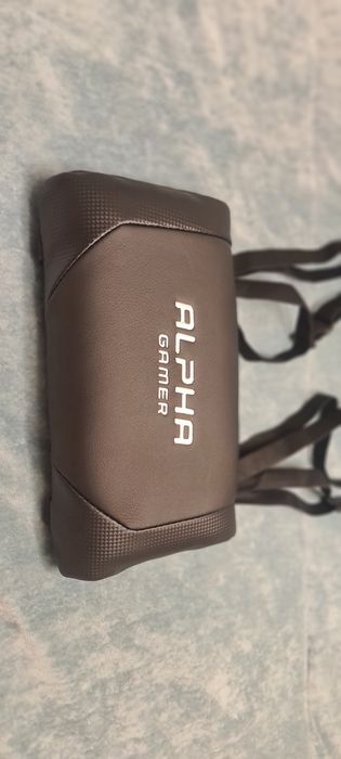 Encosto de cabeça "ALPHA GAMER" novo