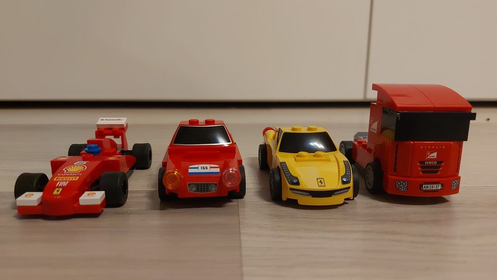 Klocki Lego Ferrari Shell 4 samochody