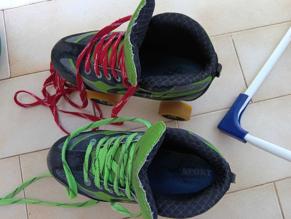 Patins de jogador de hóquei