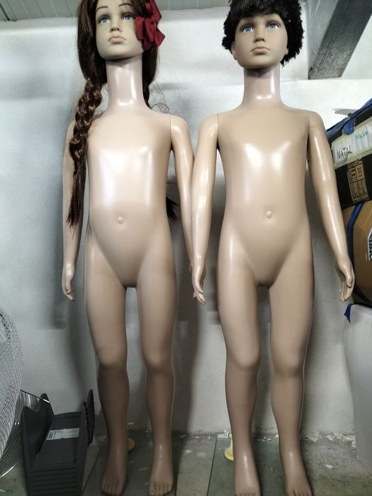 Manequim Menino e Menina  C/ Cabeça