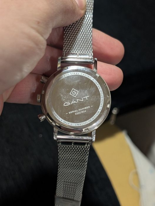 Relógio GANT Cronógrafo Original – Aço Inoxidável – Elegante