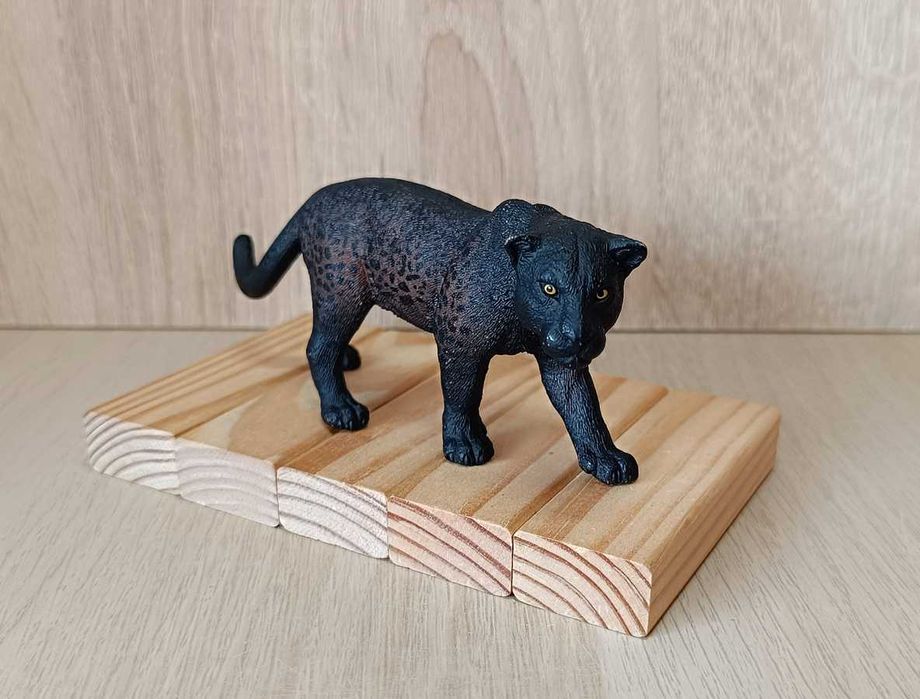Vintage figurka Czarna Pantera. Schleich 2014
