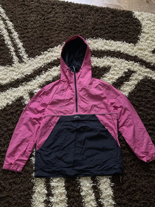Анорак Stussy streetwear reflective logo original pullover