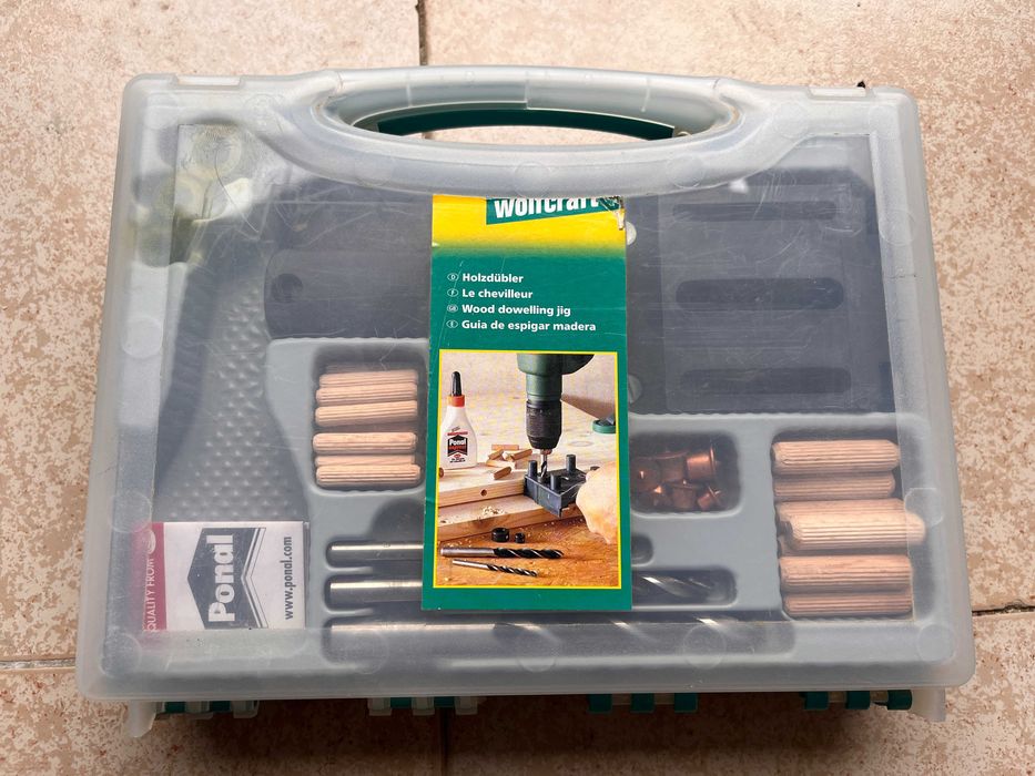 Kit de Cavilhas Wolfcraft (Gabarito + Brocas)