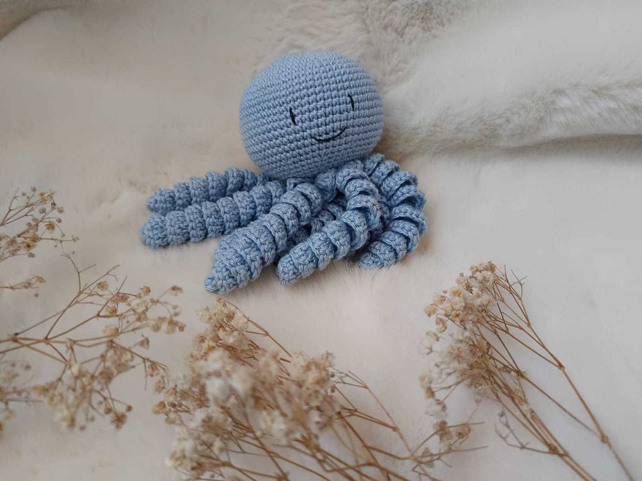Polvo em croche para menino