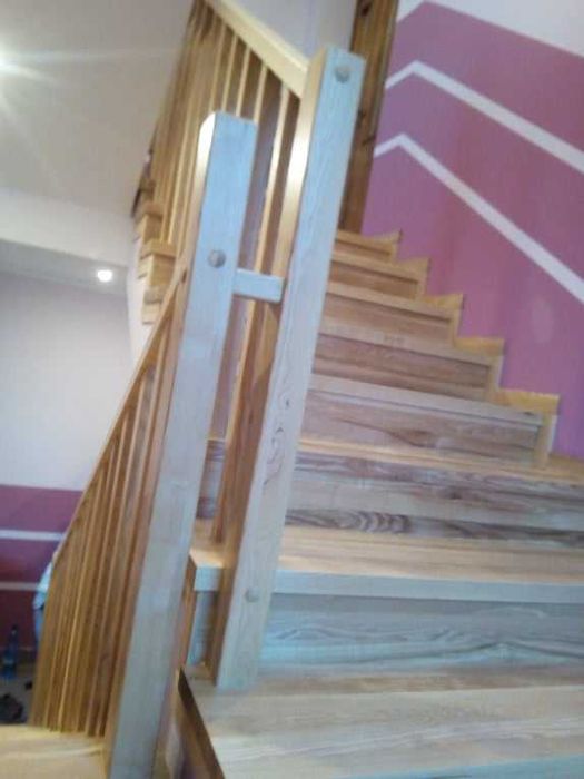 Schody drewniane pomiary wykonanie