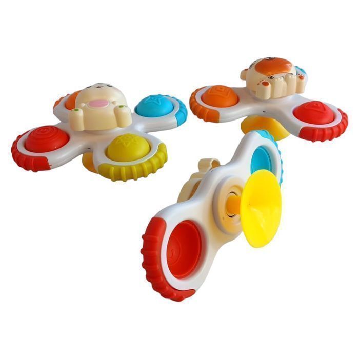 Fidget spinner z przyssawką sensoryczna dla dzieci