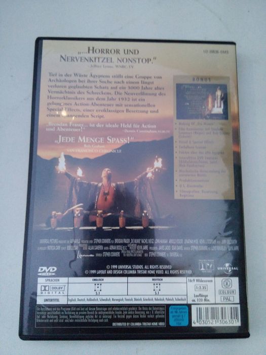 DVD "Die mumie" edição colector, em Alemão/Inglês