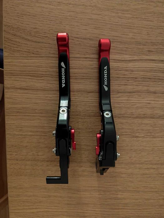 Manete travão e embraiagem dobrável mota