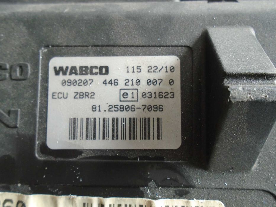 Sterownik ZBR2 WABCO MAN rozne opis sterownik silnika 0281020067,,0281010253