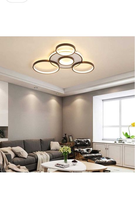 Oświetlenie Sufitowe LED | Nowoczesna 5-Pierścieniowa