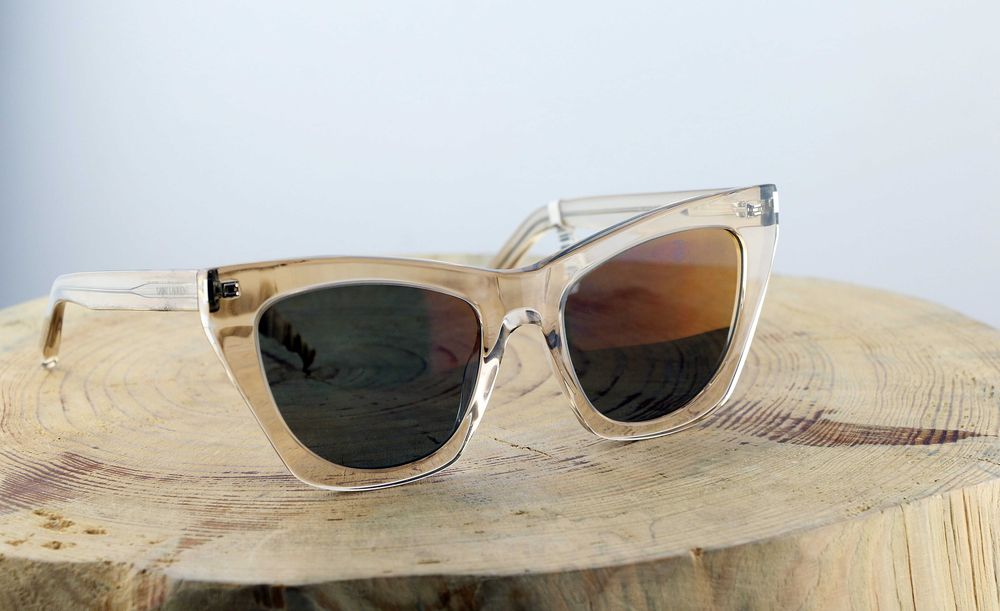 Okulary Przeciwsłoneczne Saint Laurent SL214 KATE, Transparentne