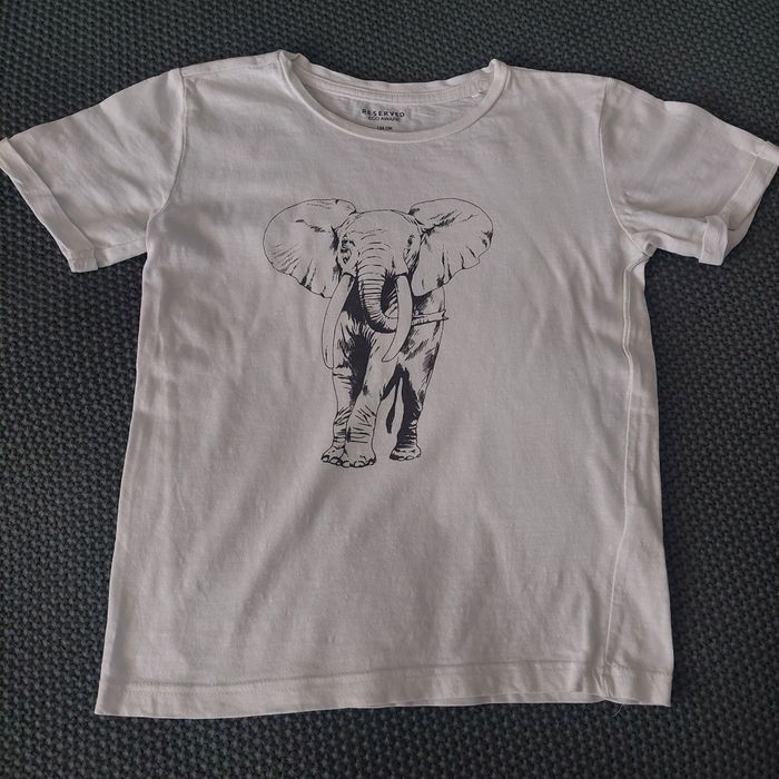 Reserved bawełniana koszulka bluzka t-shirt dla chłopca rozm.134