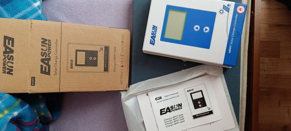 Sterownik MPPT 20A 12/24V. Fotowoltaika.