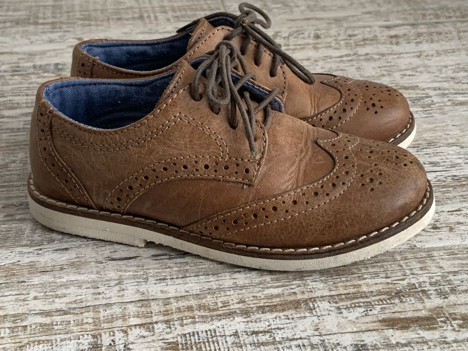 Оксфорди  Next шкіряні, туфлі для хлопчика Next.