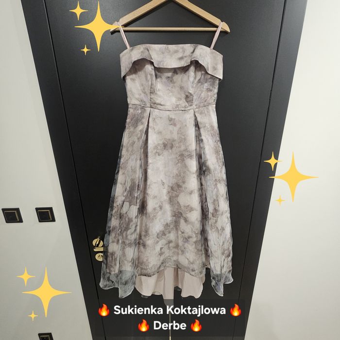 Sukienka Okazjonalna Koktajlowa Wieczorowa Debut