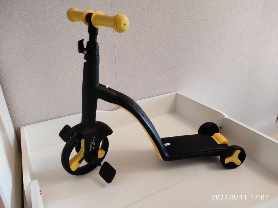 Самокат, велосипед, беговел, трансформер