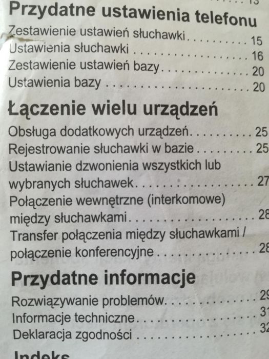 Telefon bezprzewodowy PANASONIC KX-TCD430