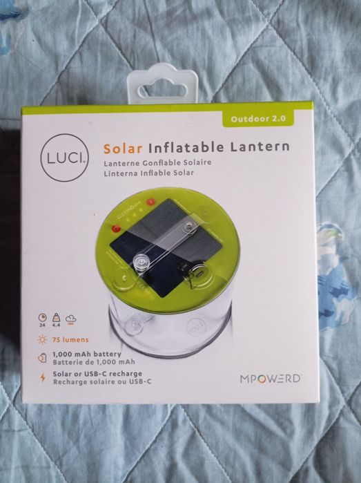 Надувной фонарь фонарик лампа.