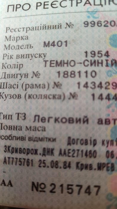 Продаю москвич м 401 т