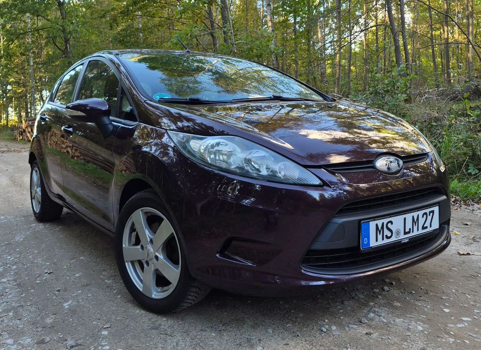 Ford Fiesta mk7 benzyna*PIĘKNA*ALU*KLIMA*x2Klucze*Serwisowana*Ładny Kolor* 4drzwi