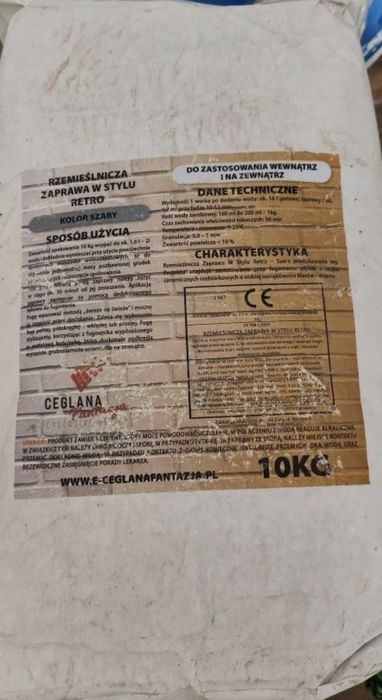 Fuga rzemieślnicza  w stylu retro marki Ceglana Fantazja (kolor szary)
