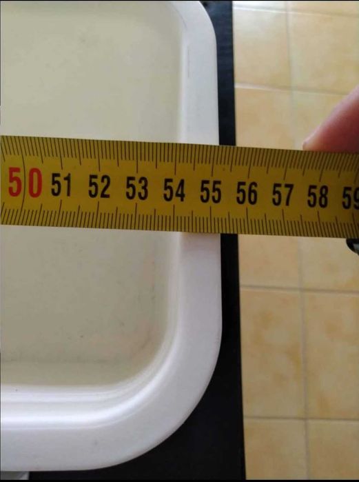 Caixa c/sistema deslizante para arrumação (Variera/ikea)