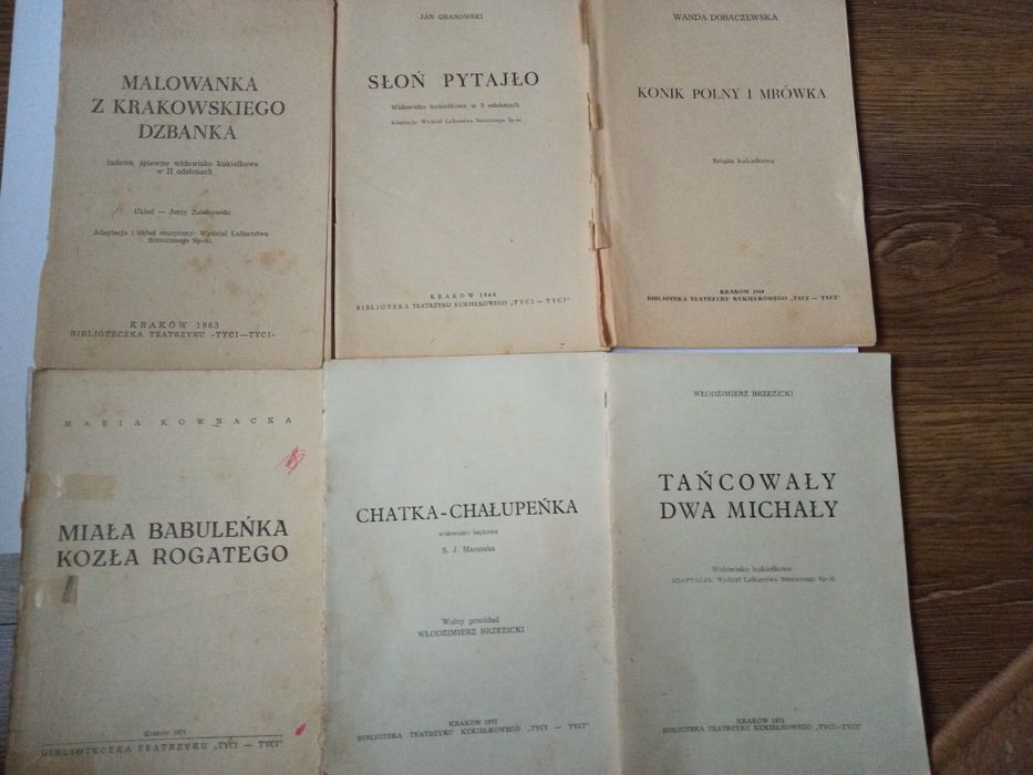 Biblioteka teatrzyku kukiełkowego Tyci-Tyci 1963- 1972