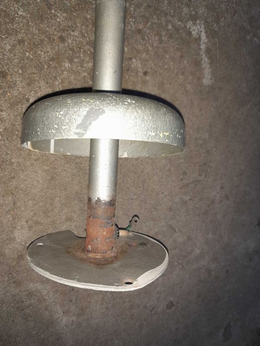 Stara lampa oprawa bakteriobójcza szpitalna PRL  LOFT