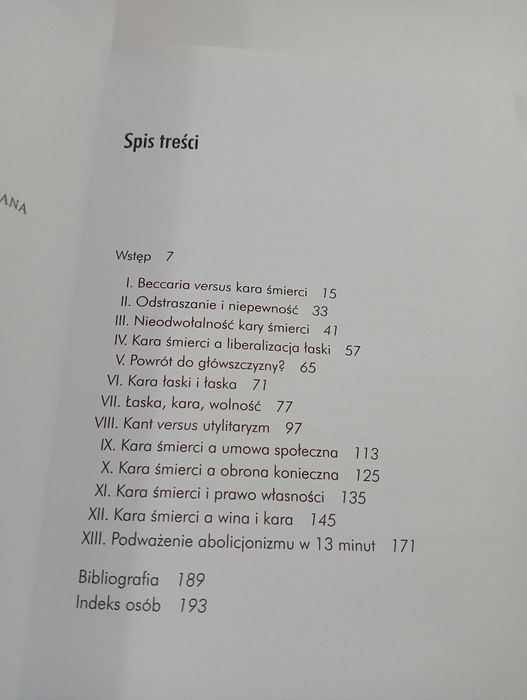 Kara śmierci powracający dylemat Piotr Bartula