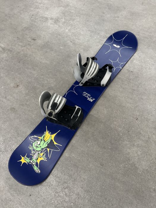 Prancha de snowboard crianca com fixações  – 135 cm