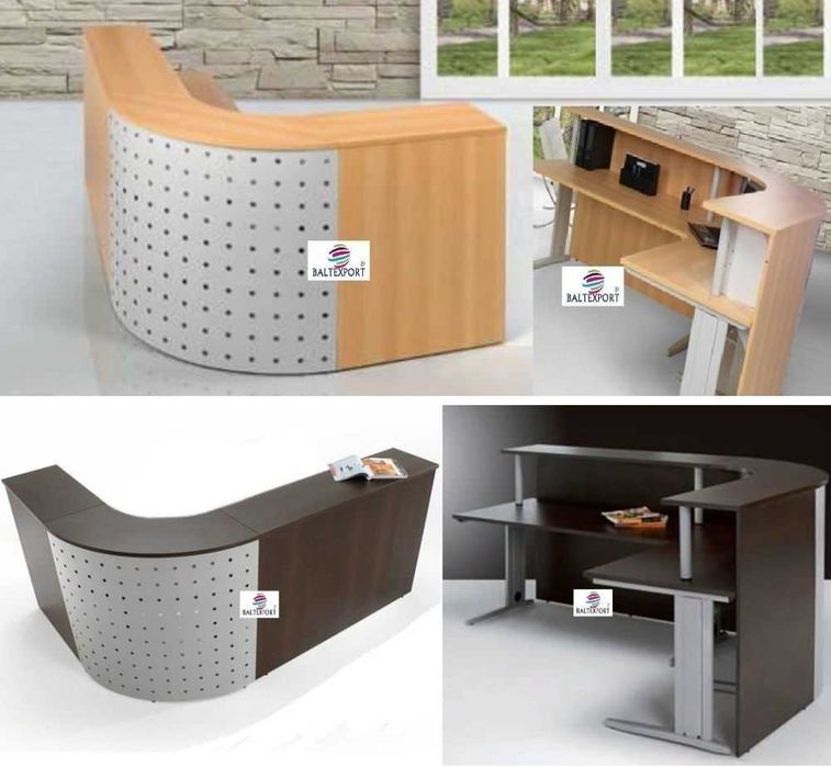 Balcao Recepcao Curvo Atendimento Publico Material Rececao Novo