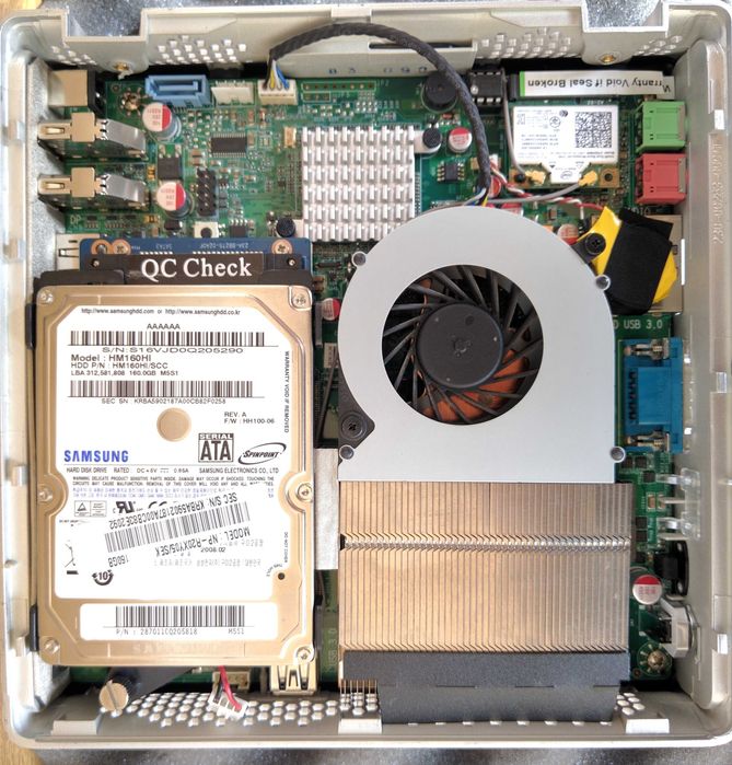 Мини-компьютер zotac 4ядра, 8gb ddr3, 500gb диск