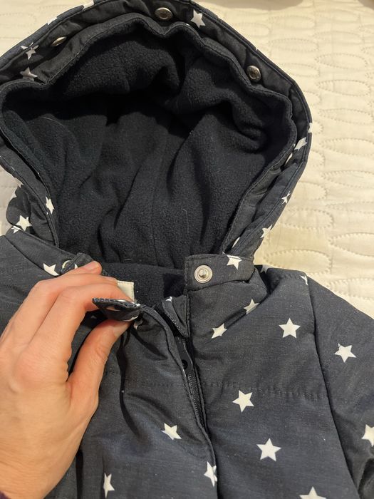 Fato térmico de bebé La Redoute com capuz e luvas. 3 meses