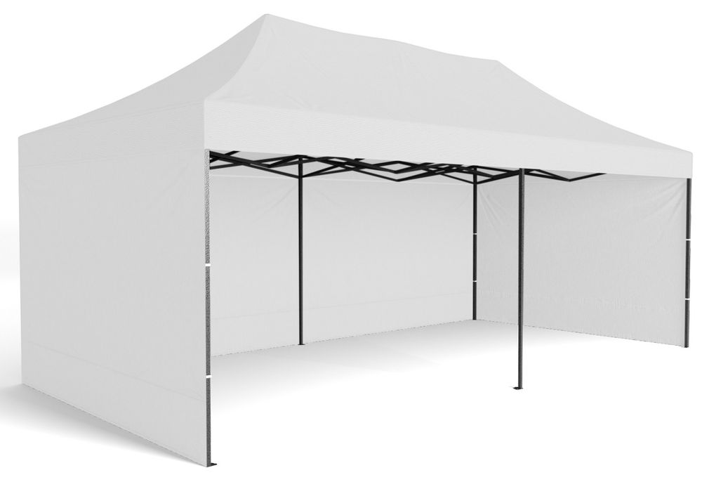 Namiot handlowy biały, nowy 3x6 m