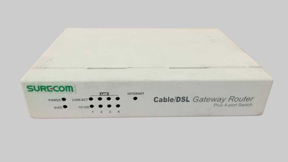 Vendo Router Surecom LAN4504AX-S – Cable/DSL + Switch 4 Portas
