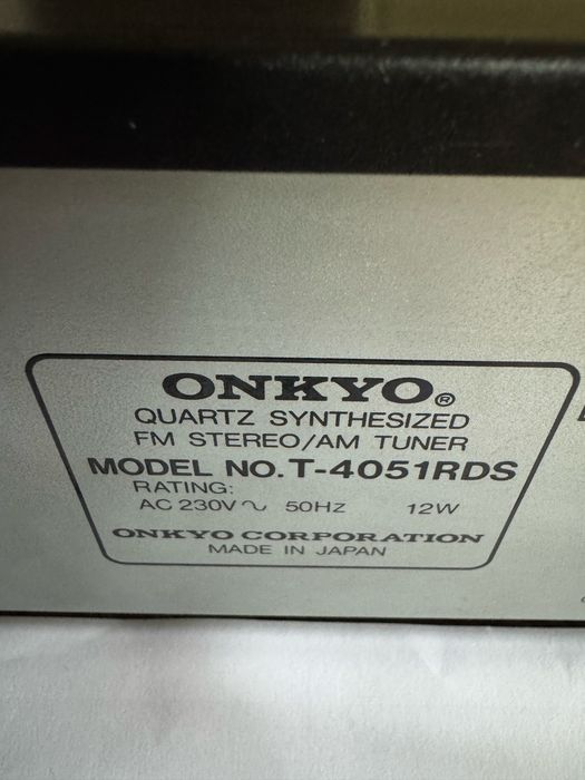 Tuner onkyo  t- 4051 rds
