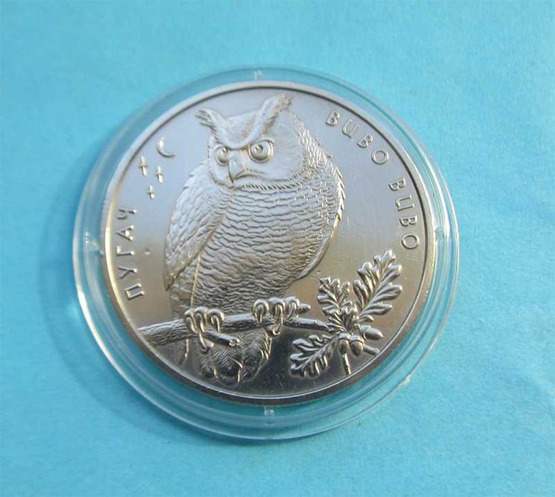 2 гривні 2002 р. Пугач Филин  Монети України НБУ