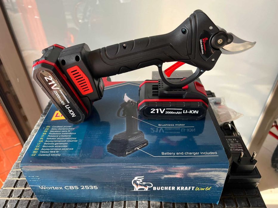 Tesoura de Poda 2 Baterias - Garantia de 3 anos