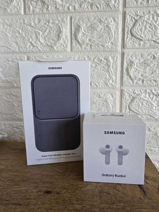Super Fast Wireless Charging (Max 15W) e Galaxy Buds4 tudo selado.