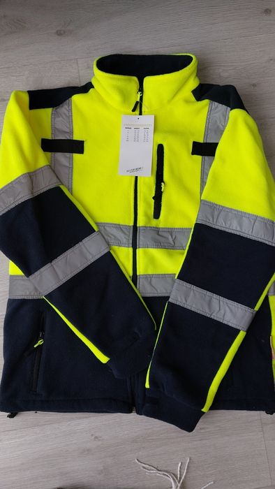 Bluza polarowa robocza odblaskowa