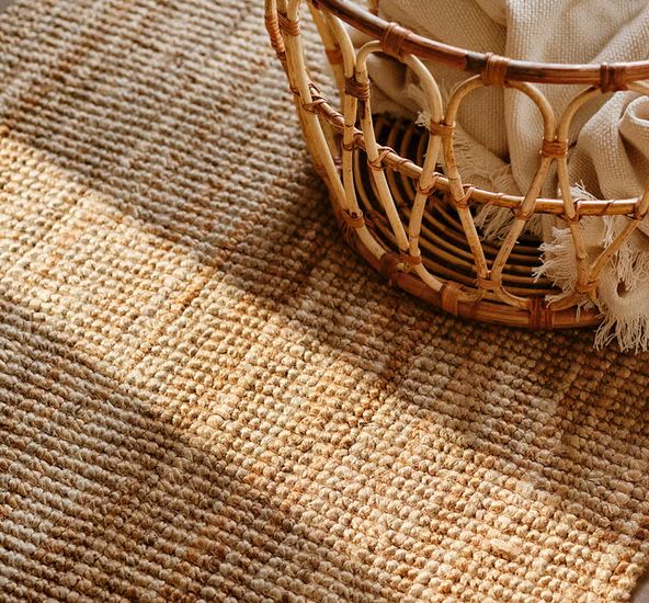 Tapete juta tecelagem plana 133x195cm